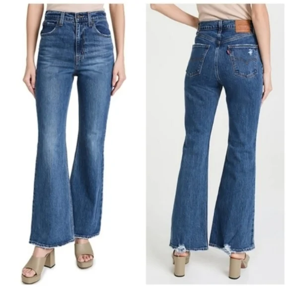 Levi's 70s High Rise Flare Jeans - Picture 4 of 12
